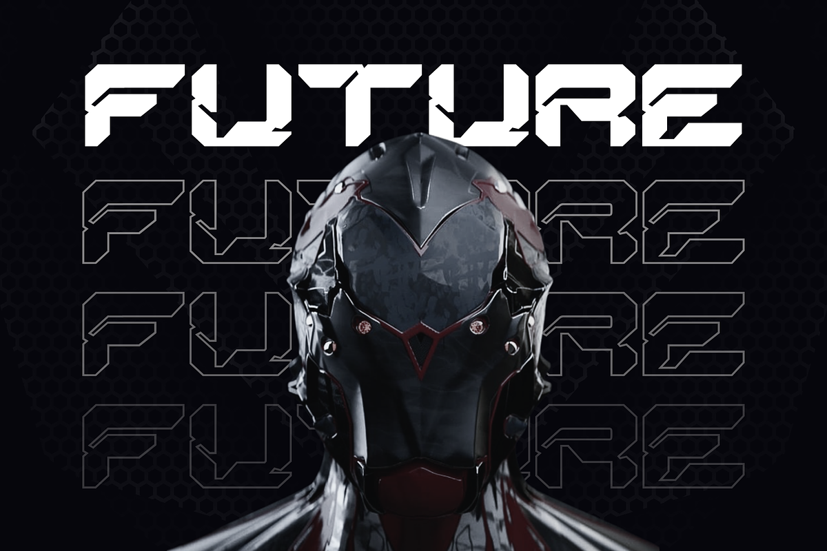 Nexokora Techno - Logo Font, a Sans Serif Font by Nirmana Visual (Photo 4 of 8)