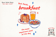 Breakfast Club, PNG Bundle, an Illustration by GlitterCraft (Thumbnail 32 of 41)