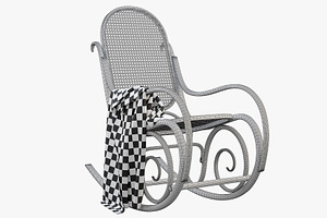 Schaukelstuhl Lounge Chair 3d Model