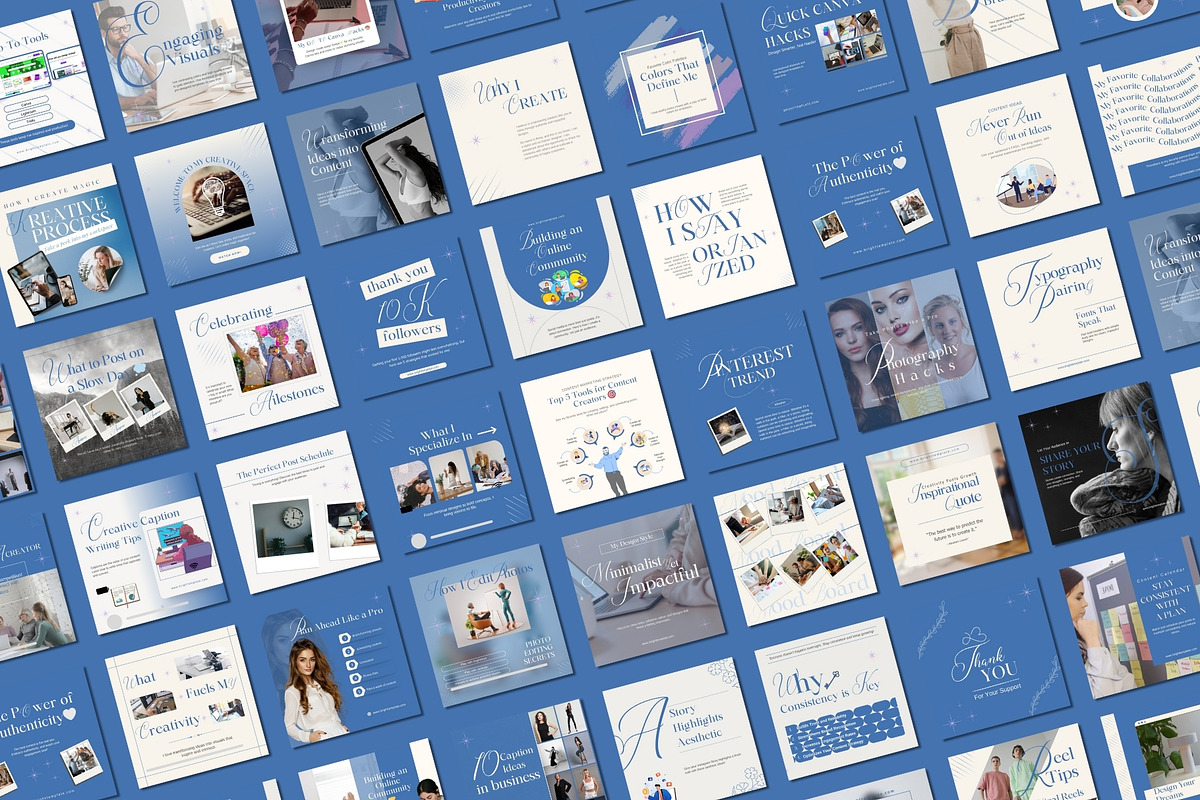 100 Animated Canva Instagram Post, a Social Media Template by TheBrightGrap (Photo 2 of 5)