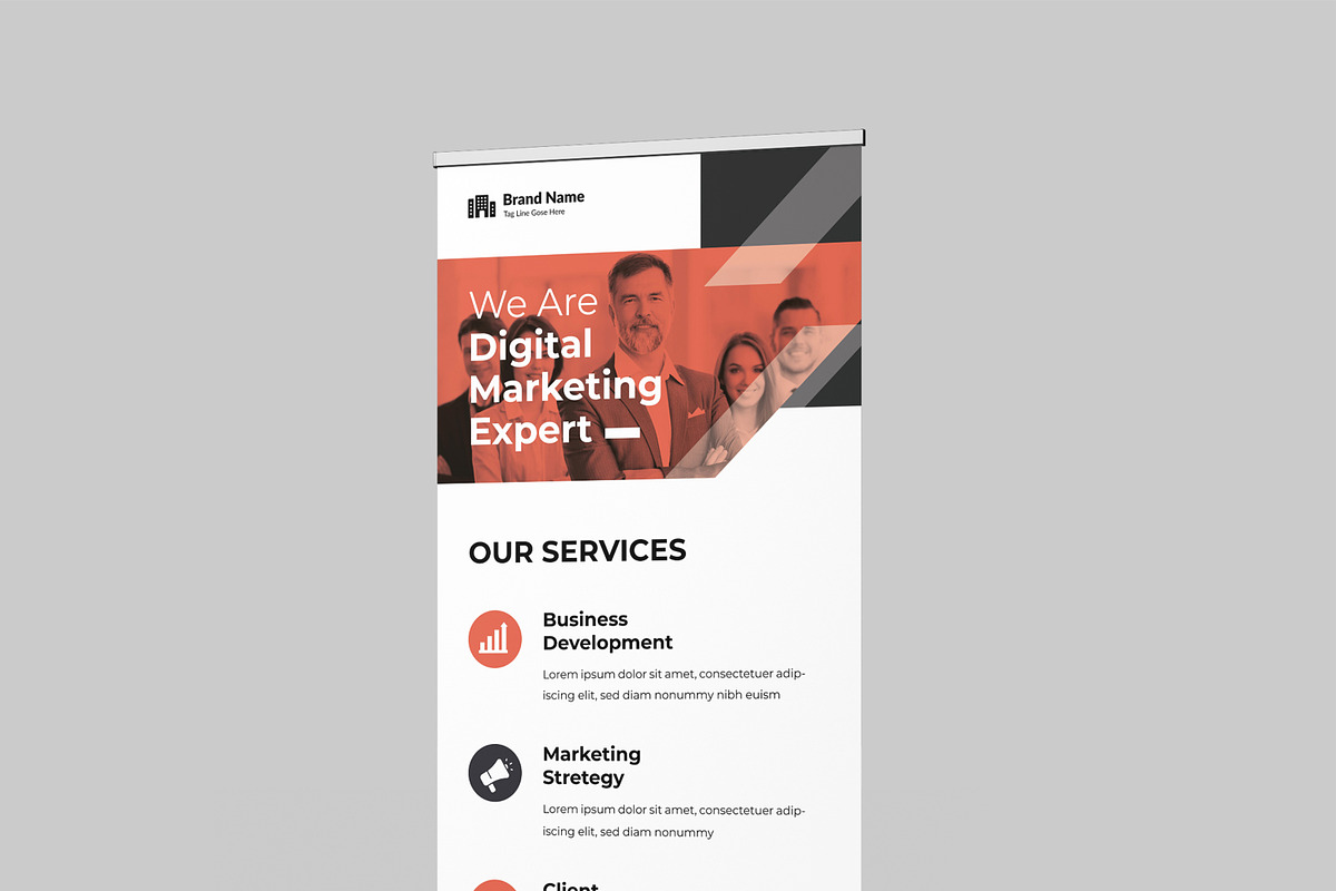 Digital Marketing Roll Up Banner preview 2