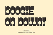 Horsey: A Big Clunky Typeface, a Sans Serif Font by DeliFreshTypeCo. (Thumbnail 3 of 4)
