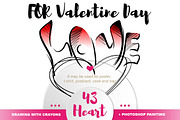 Hearts, Valentine's day, a Decorative Illustration by Allween (Thumbnail 2 of 7)
