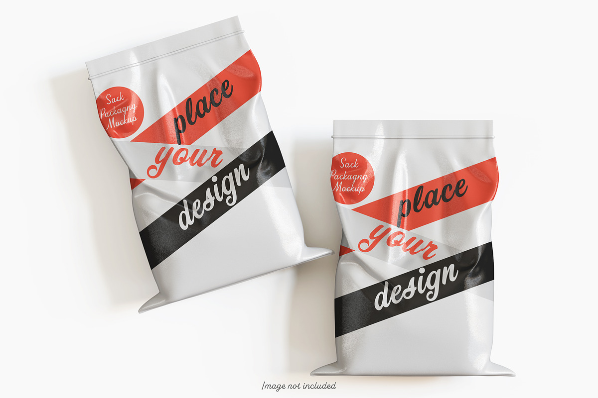 Sack Packaging Mockup Bundles, a Packaging Mockup by Ambo Ampeng (Photo 14 of 21)