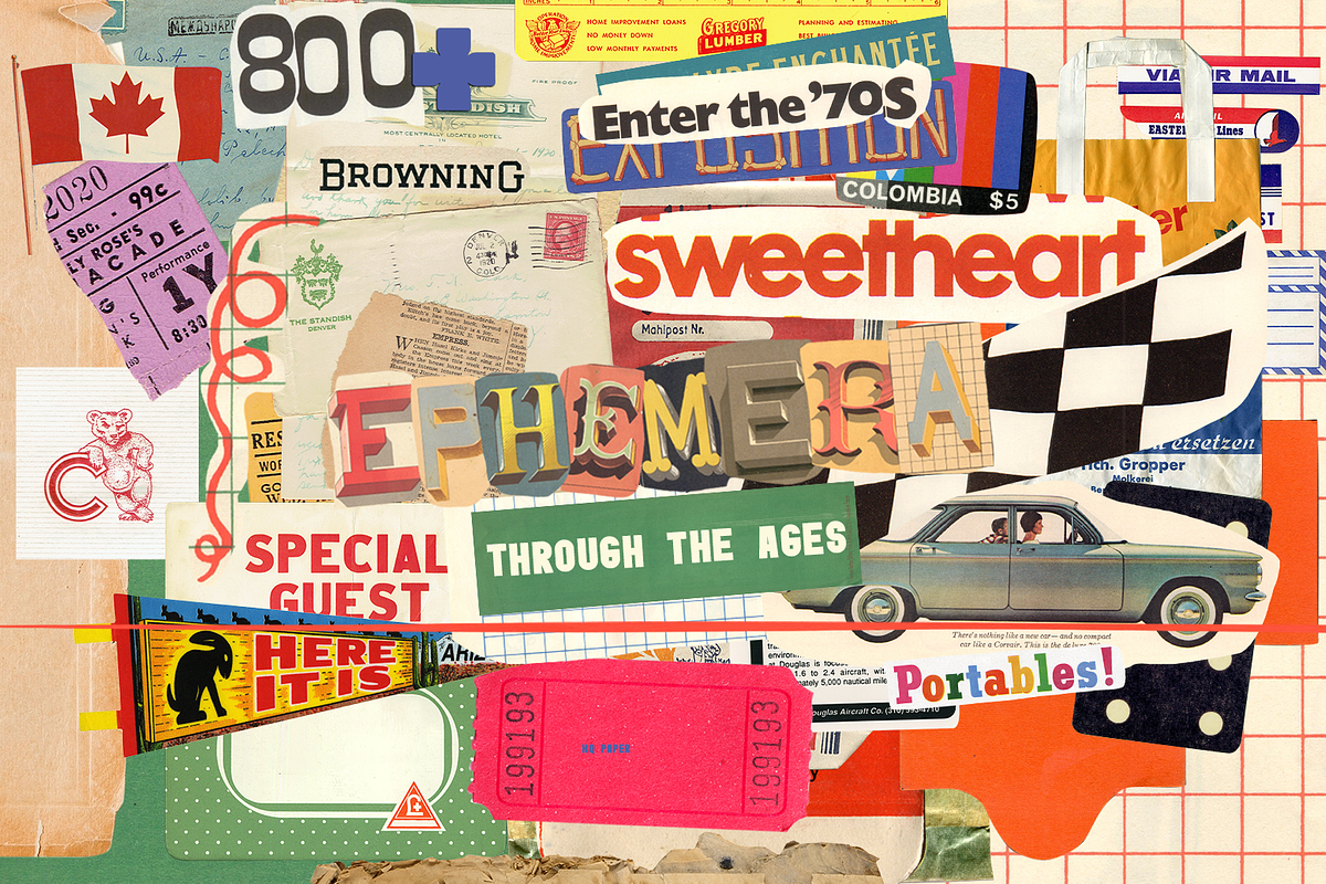 800+ Ephemera Through the Ages, an Object Graphic by Lilithcollageart (Photo 1 of 7)