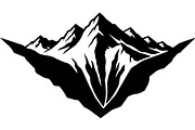 Mountain Landscape Silhouette, a Decorative Illustration by Designer_Momina (Thumbnail 6 of 19)