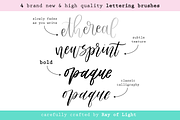 Procreate Lettering Brushes Set #2, a Brush Add-On by Ray of Light Design (Thumbnail 2 of 3)