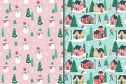 Winter Holiday Pattern Collection, a Pattern Graphic by CreativeChristiana (Thumbnail 6 of 9)