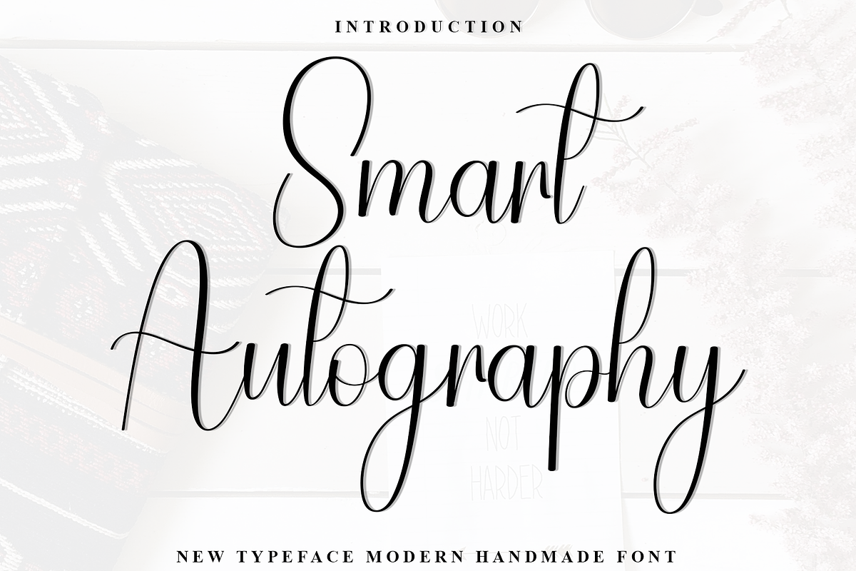 Smart Autography, a Handwritten Font by InermediaSTUDIO (Photo 1 of 8)
