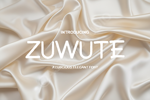 Zuwute – Luxury Modern Display Serif, a Font by Astuti Studio