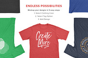 Next Level Poly/Cotton Shirt Mockups, a Shirt Mockup by Brent Galloway (Thumbnail 5 of 5)