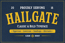 Hailgate Display Font