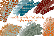 2 Color Procreate Pattern Brushes, a Brush Add-On by DeloresArt (Thumbnail 8 of 10)