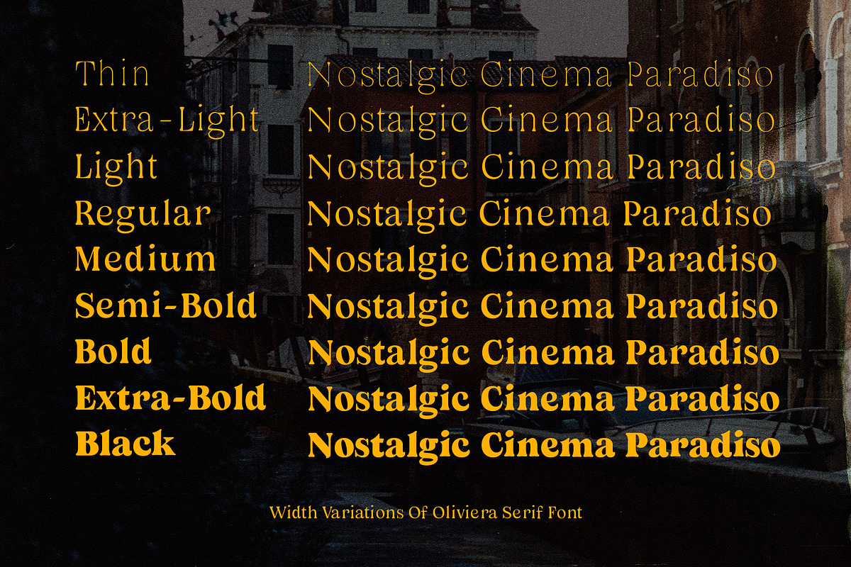 CF Oliviera - Elegant Vintage Serif, a Serif Font by Indotype Foundry (Photo 3 of 11)