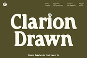 CS Clarion Drawn, a Serif Font by Craft Supply Co. (Thumbnail 1 of 8)