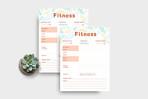 Editable Canva Fitness Planner