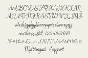Wilfred Pearl Cursive Script, a Script Font by Viswell (Thumbnail 10 of 10)