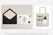 Halloween Watercolor Illustrations, an Illustration by Jeanette Pidi Design (Thumbnail 5 of 5)