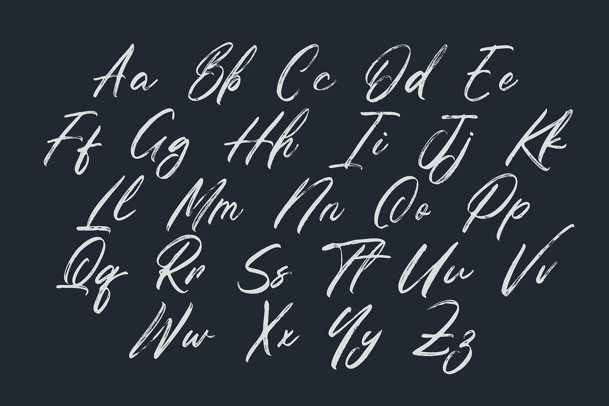 Disabled - Textured Handwritten Font, a Handwritten Font by Arendxstudio (Photo 3 of 9)