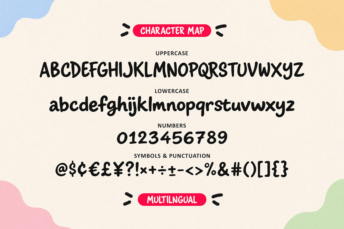 Drefiona Playful Rounded Font, a Handwritten Font by Maulana Creative (Photo 7 of 7)