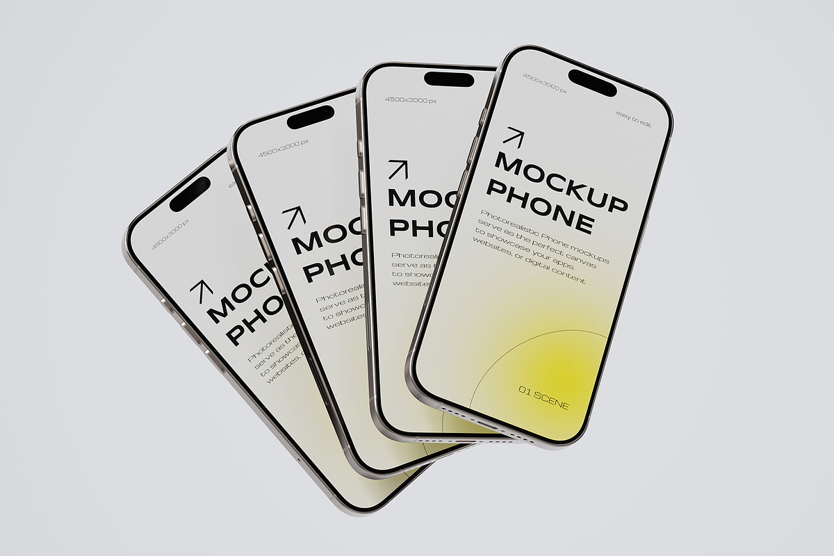 Phone App Promo Mockup, an iPhone Mockup by Pixel_Vision_Store (Photo 4 of 6)
