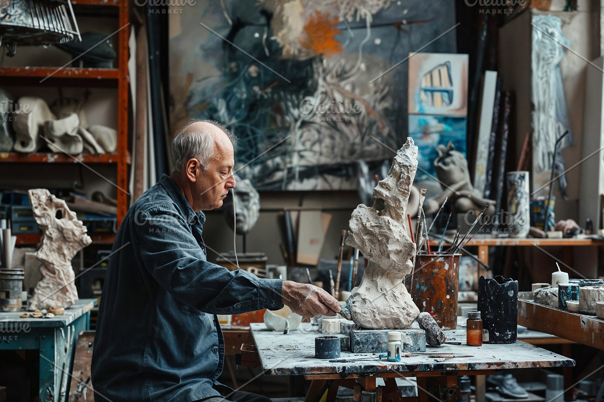 85 Artists in studio, an Arts & Entertainment Photo by Handmadefont (Photo 74 of 88)