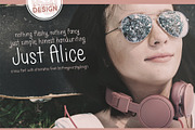 Just Alice, a Script Font by Brittney Murphy Design (Thumbnail 1 of 3)