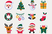 Christmas Sticker Sheet Template, an UI Kit Template by MightyDesign (Thumbnail 2 of 5)