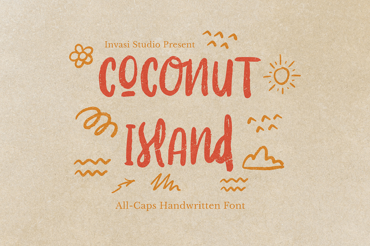 Coconut Island | Display Font, a Font by Invasi Studio (Photo 1 of 12)