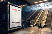 Sign Mockups with Electric Staircase, an Advertising Mockup by Luuqas Design (Thumbnail 1 of 4)