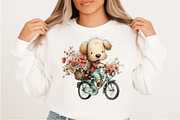 Whimsical Summer Dogs Clipart, an Illustration by Craft Nest (Thumbnail 7 of 11)