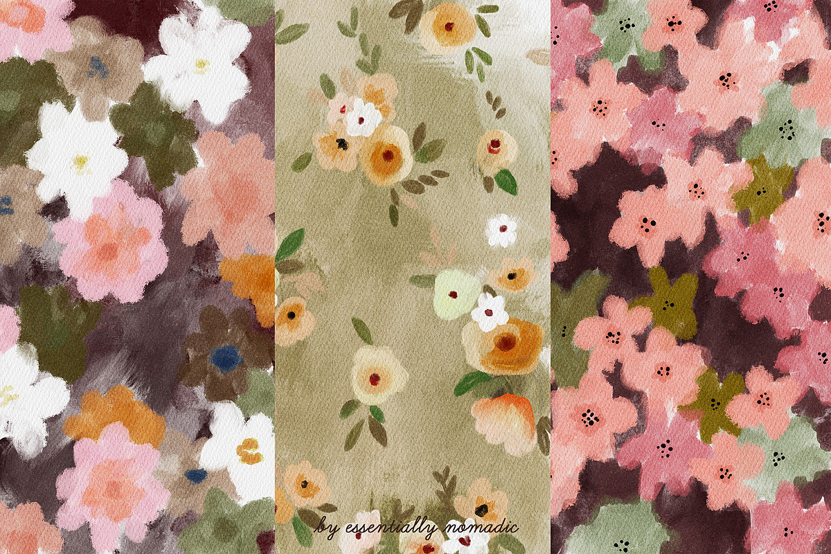 Painted Autumn Background & Textures, a Background Graphic by Essentially Nomadic (Photo 2 of 10)
