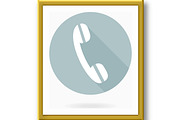Modern Vector Flat Icon With, an Outline Icon by FineArtStudio (Thumbnail 2 of 3)