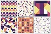 Colorful abstract seamless patterns, a Pattern Graphic by ExpressShop (Thumbnail 1 of 4)