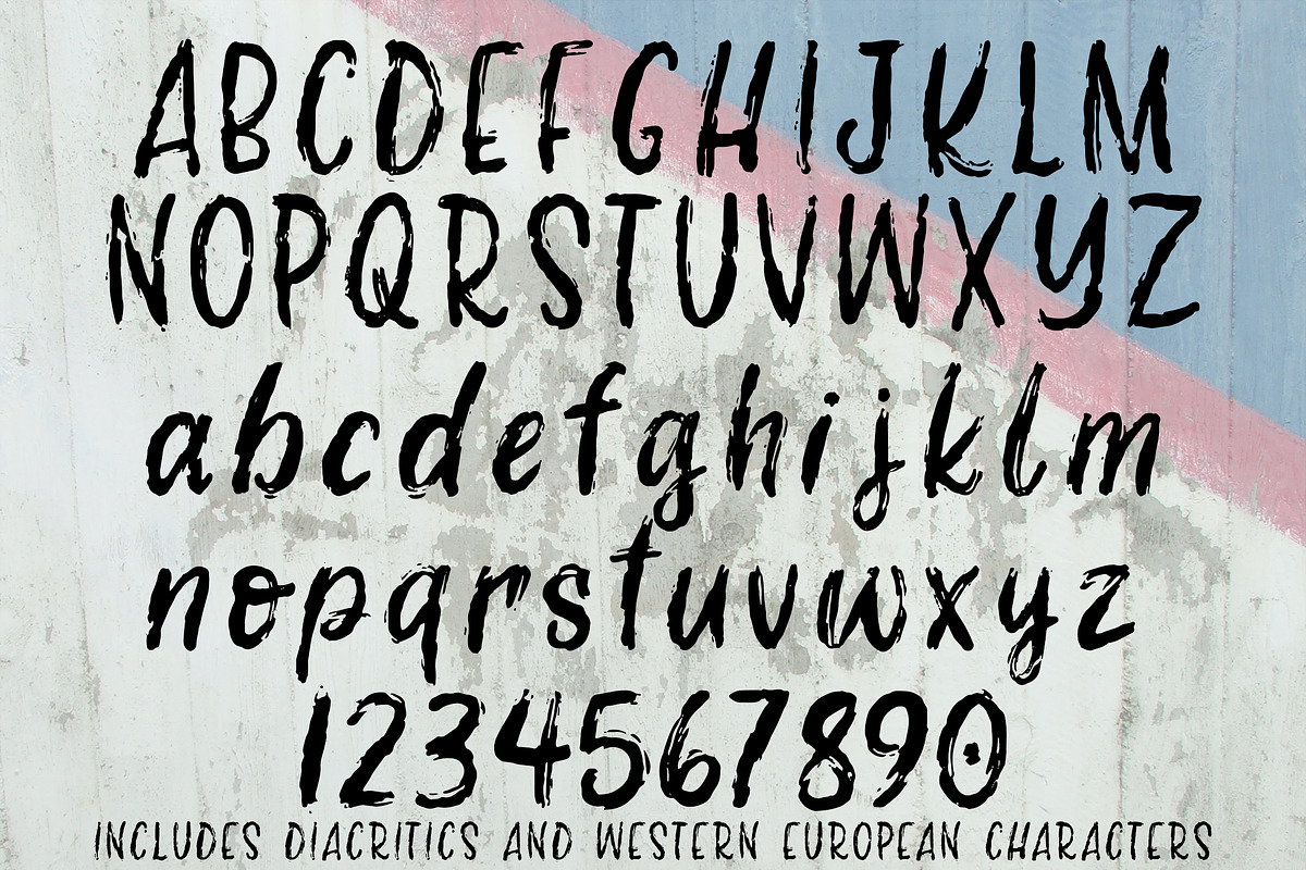 Sweet Revenge hand-lettered font preview 8