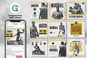Basketball Social Media Template, a Social Media Template by Geelator Studio (Thumbnail 2 of 5)