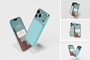 iPhone 17 Pro Max Mockup, an iPhone Mockup by kebunmockup (Thumbnail 1 of 5)