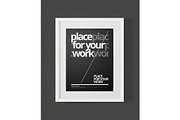 Frame For Your Work, an Advertising Mockup by zippypixelstudio (Thumbnail 14 of 16)