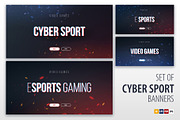 Cyber Sport banners., a Technology Illustration by Leo Edition (Thumbnail 1 of 5)