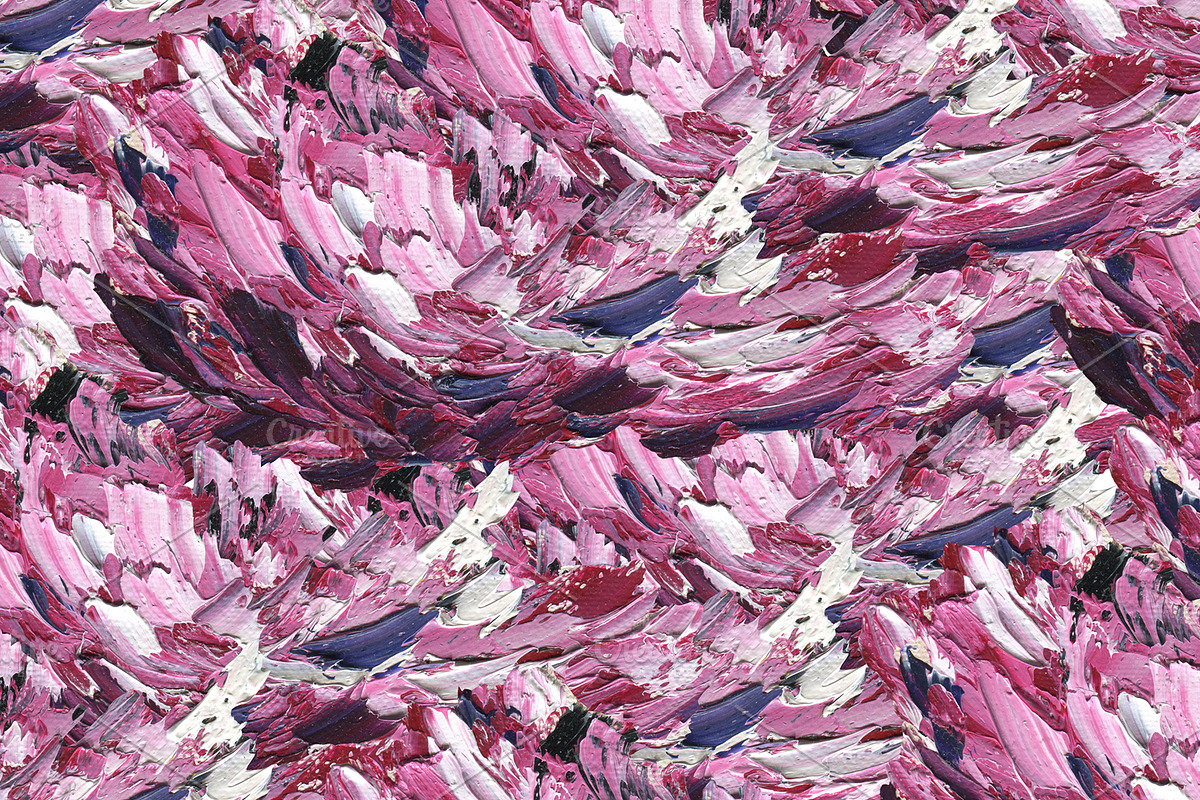 Oil painting seamless patterns., a Pattern Graphic by TaPilipa (Photo 7 of 15)