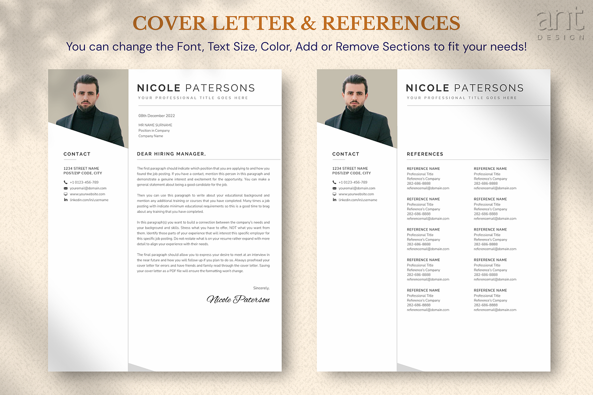 Professional Resume Template preview 4