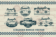 Classic Car Vector Kit, an Illustration by Dawnside Graphic (Thumbnail 3 of 4)