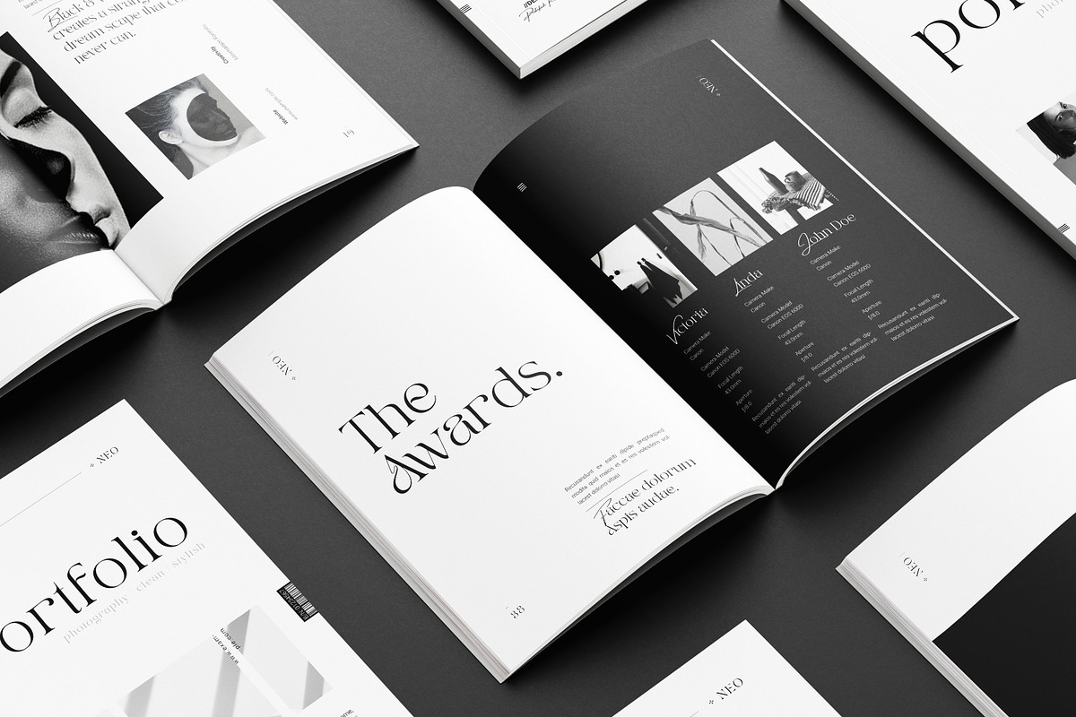 Photography Portfolio Template, a Brochure Template by ArtisanaAura (Photo 2 of 19)