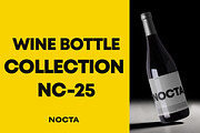 Wine Bottle Mockup Collection NC-25, a Product Mockup by NOCTA SUPPLY (Thumbnail 1 of 4)