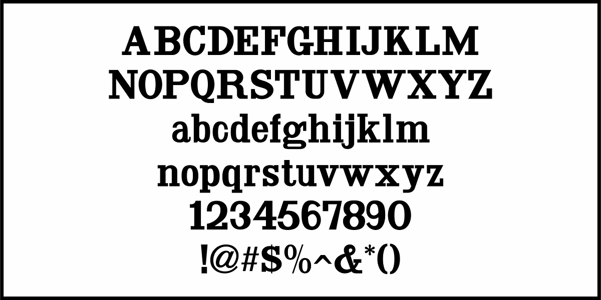 Slabserif Grotesk JNL, a Slab Serif Font by Jeff Levine Fonts (Photo 3 of 5)