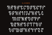 Devil Spirit, a Font by HATFSTUDIO (Thumbnail 7 of 8)
