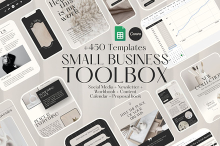 Small business Marketing TOOLBOX, a Marketing Template by Marketello Studio