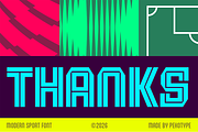 Cubarsi - Sport Jersey Display Font, a Sans Serif Font by Pekotype (Thumbnail 15 of 15)