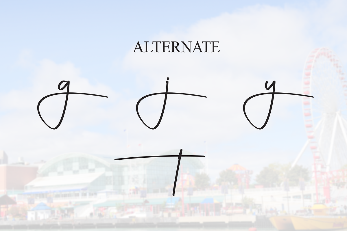 Brighton | Script Font, a Handwritten Font by Scratchones (Photo 8 of 9)