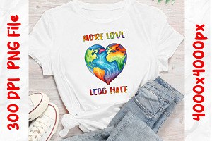 More Love , Less Hate Graphics